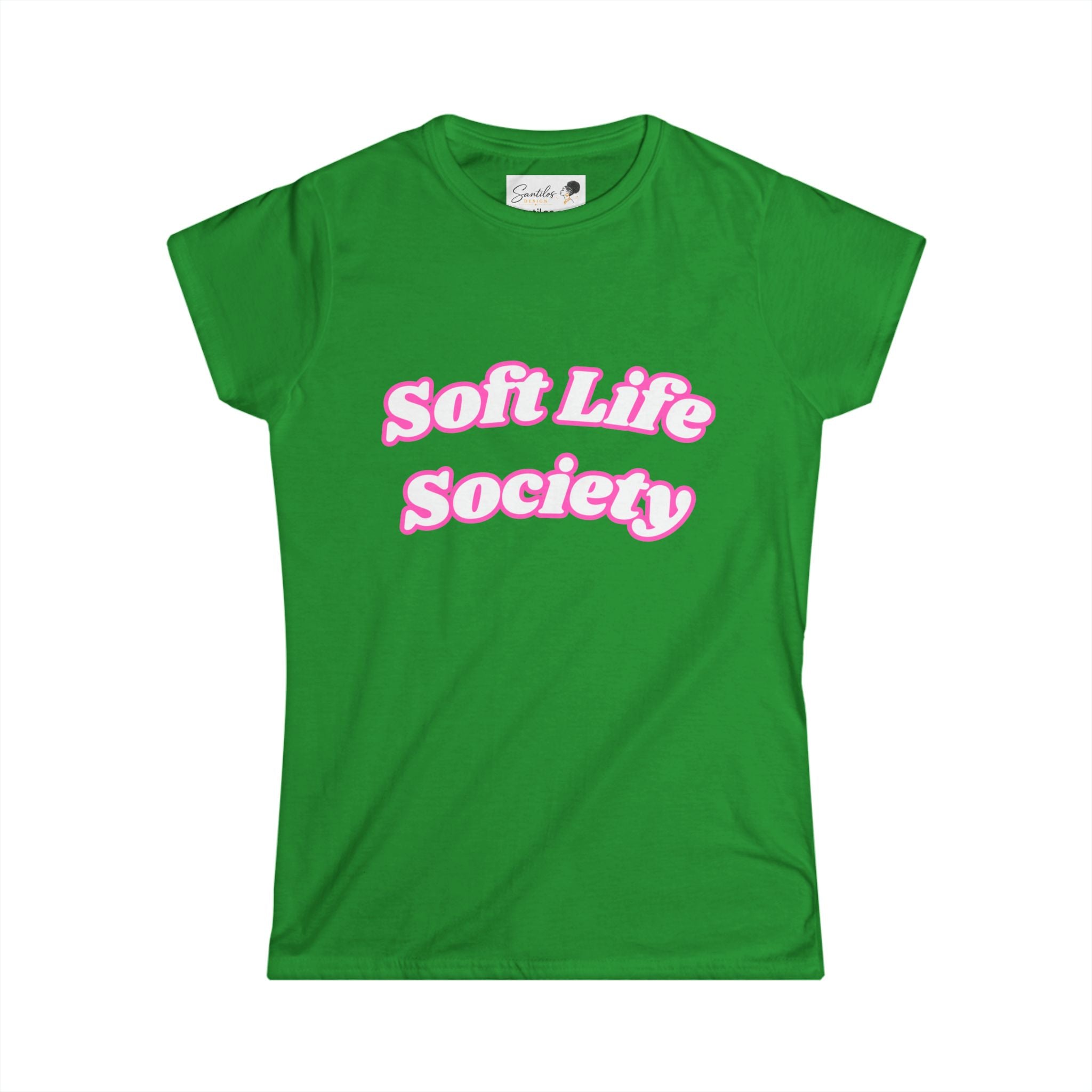 The Soft Life Society Tee - Women's Round Neck Graphic Tee