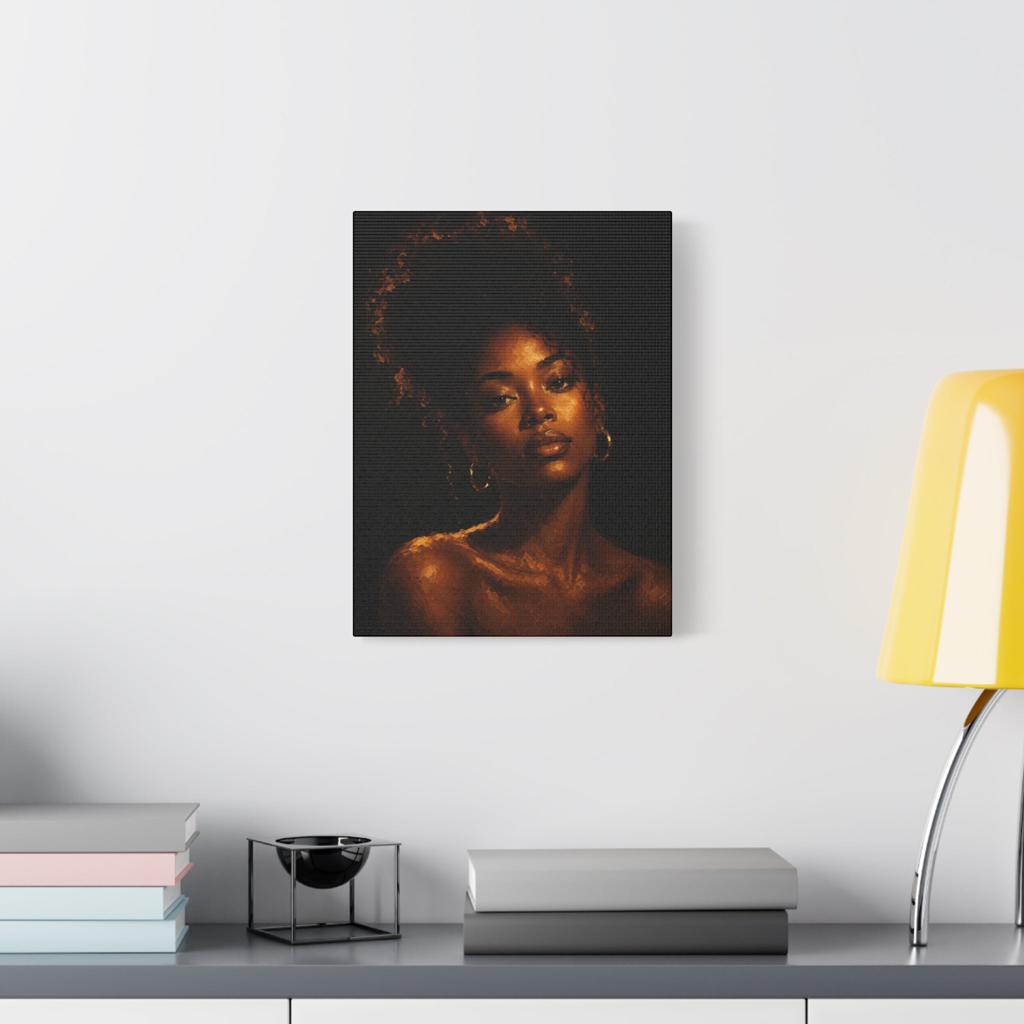 Golden Serenity — Matte Stretched Wall Art