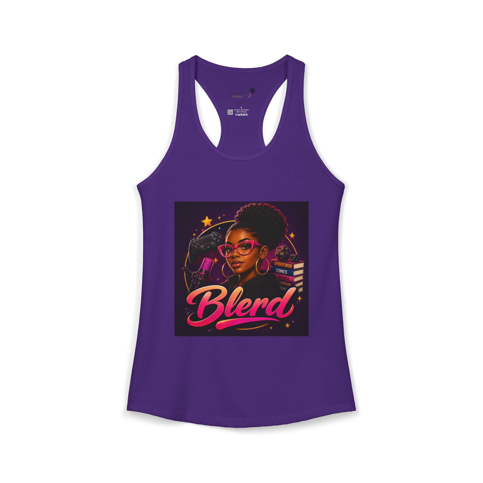 "Blerd" Women's Ideal Racerback Tank