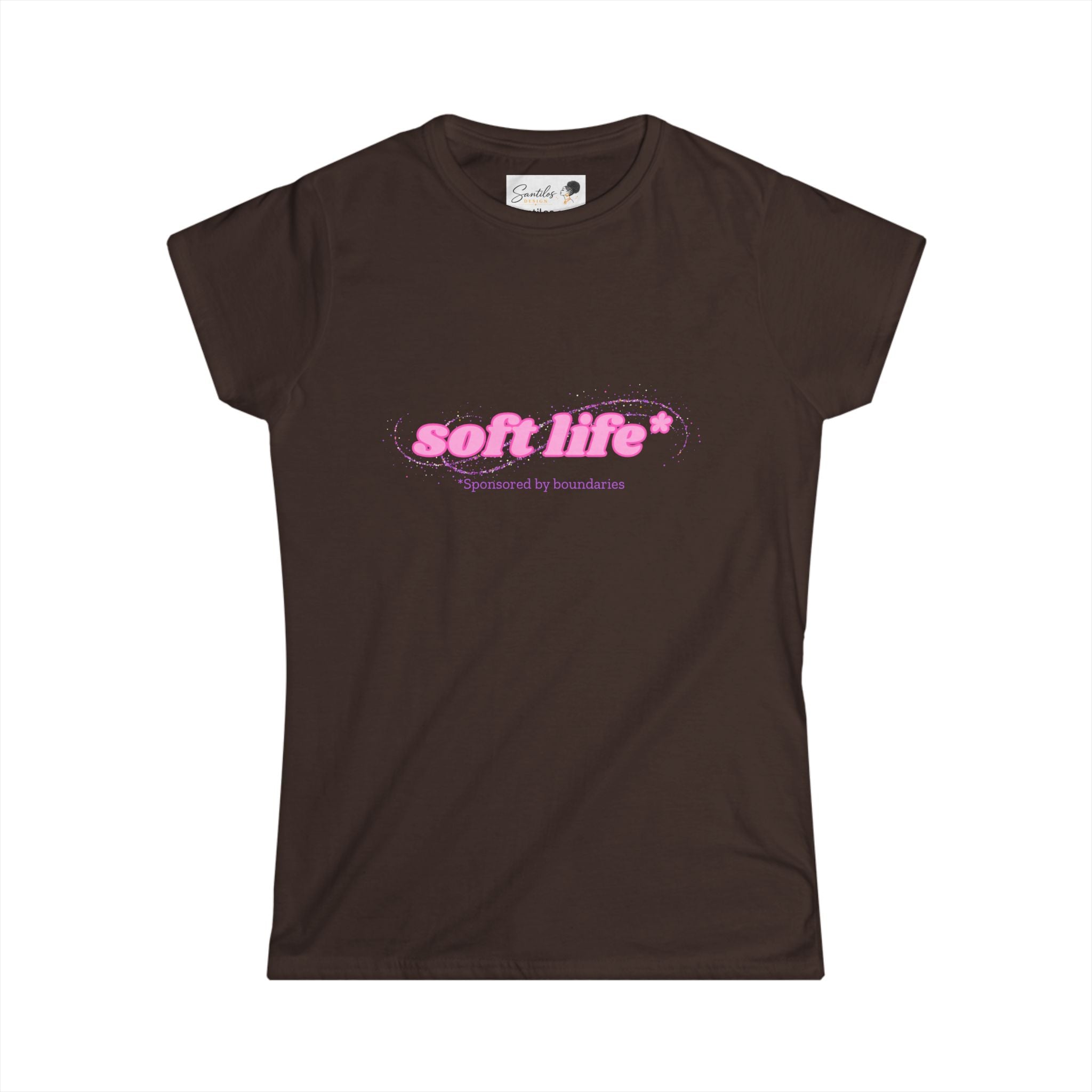Soft Life Sponsored by Boundaries - Women's Round Neck Tee