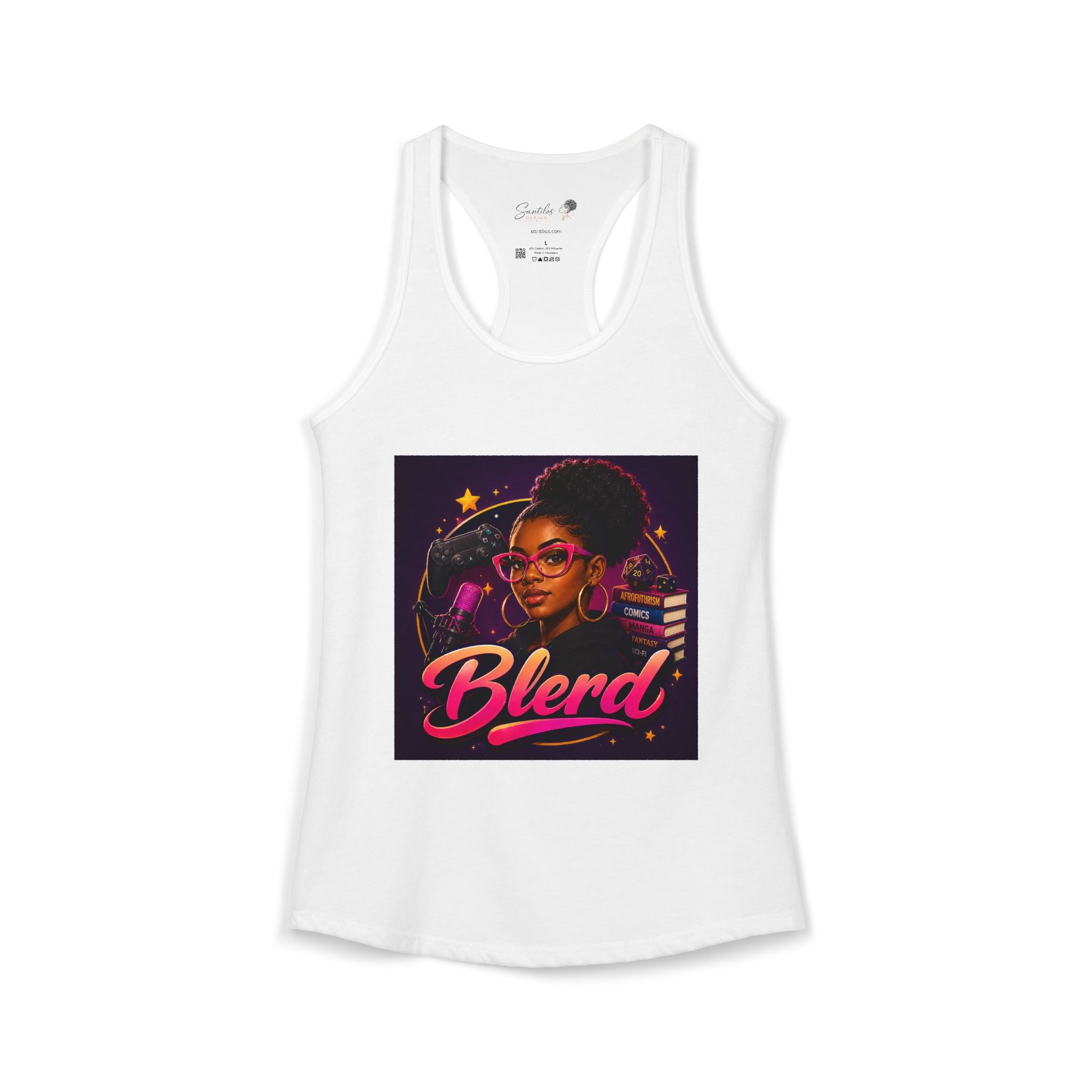 "Blerd" Women's Ideal Racerback Tank