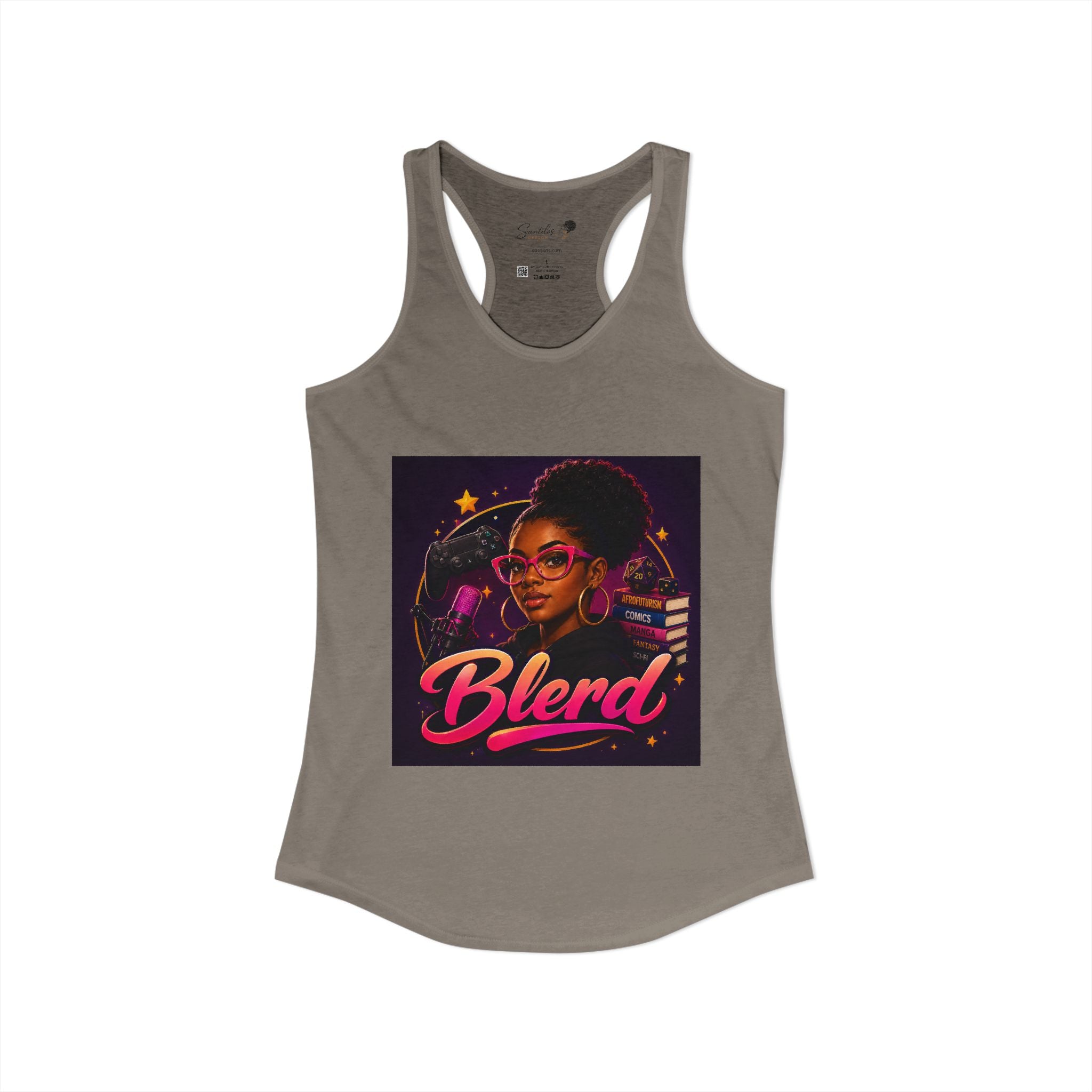 "Blerd" Women's Ideal Racerback Tank