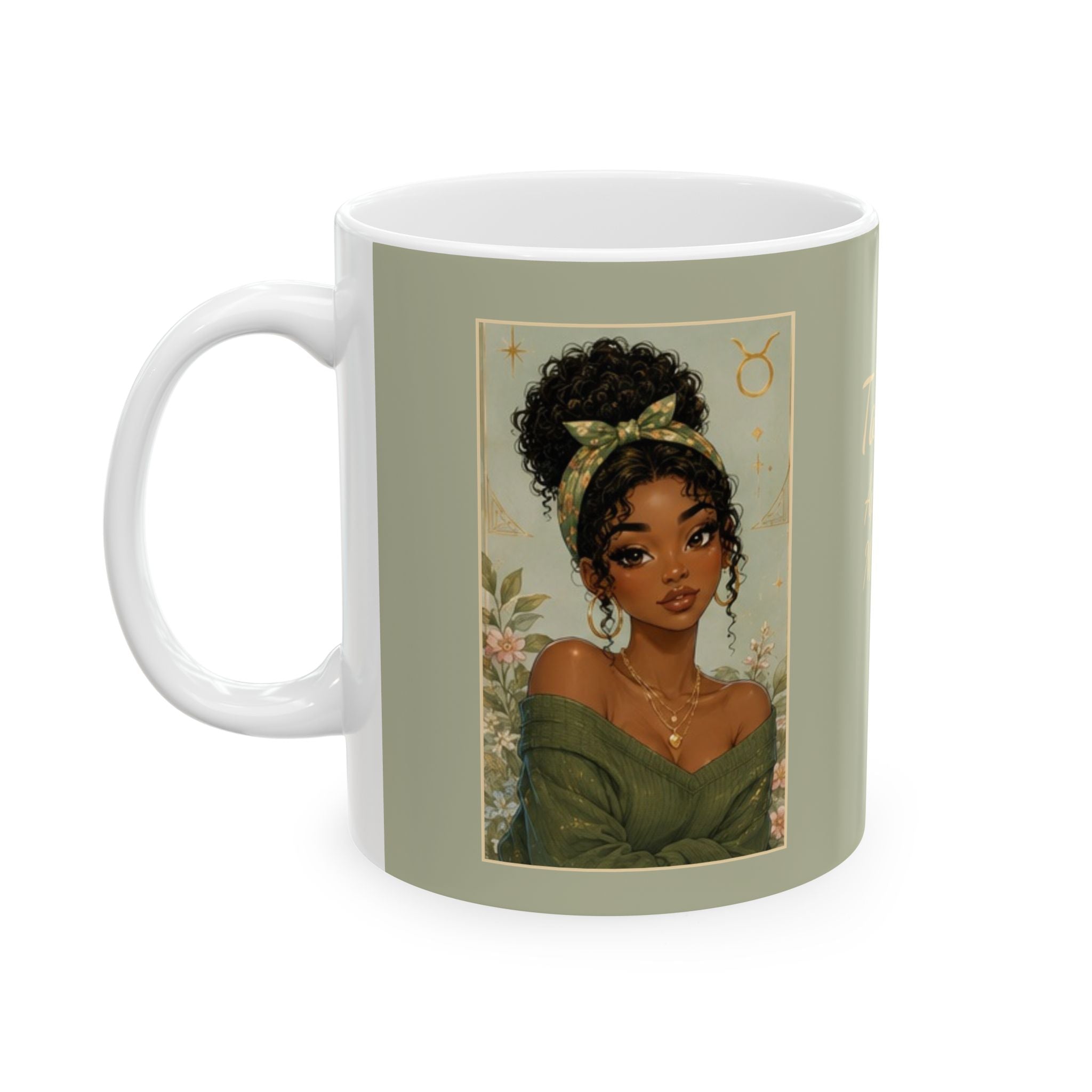 Taurus Zodiac Sign Ceramic Mug — Coffee Mug (11oz)