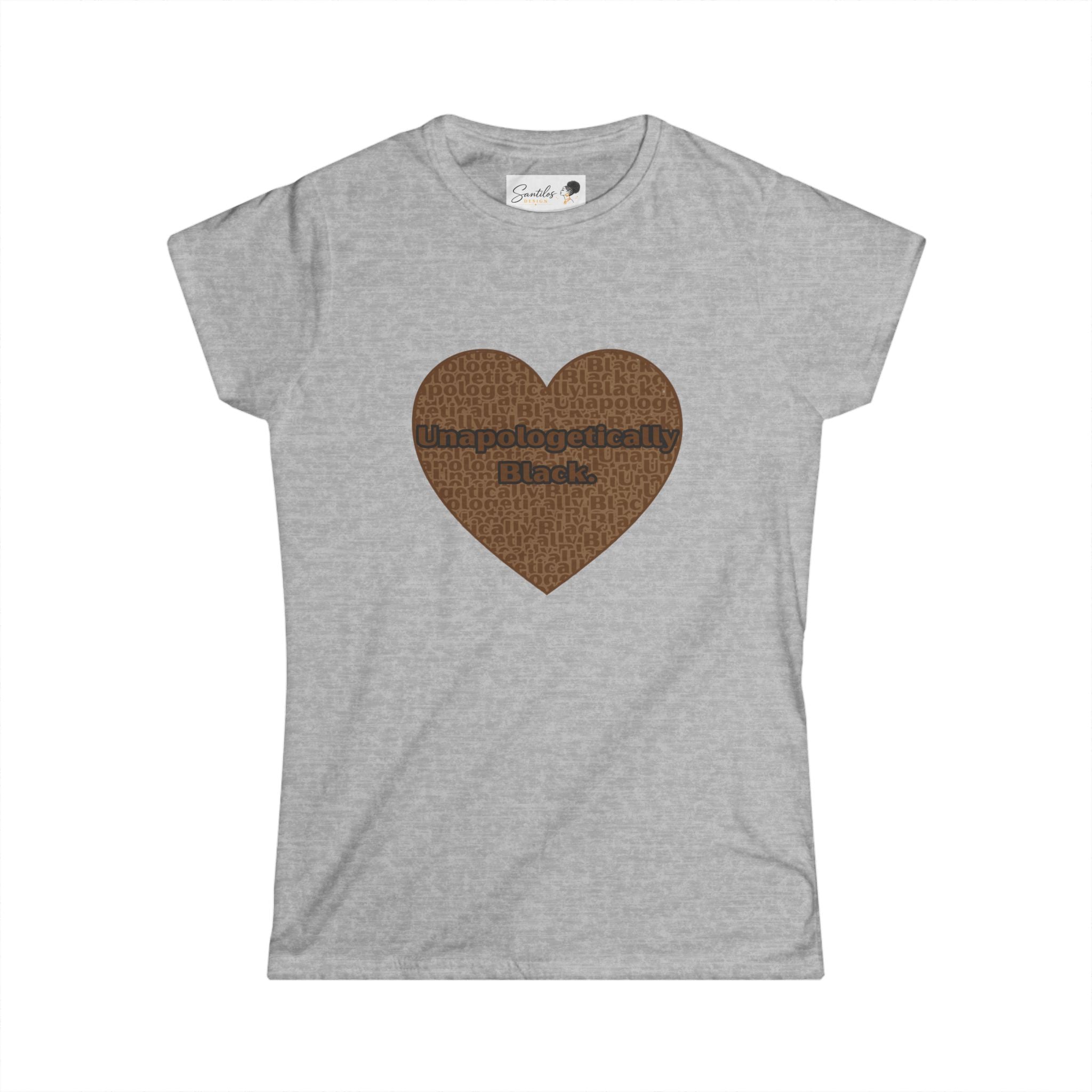 Unapogetically Black - Women's Empowerment Round Neck Tee