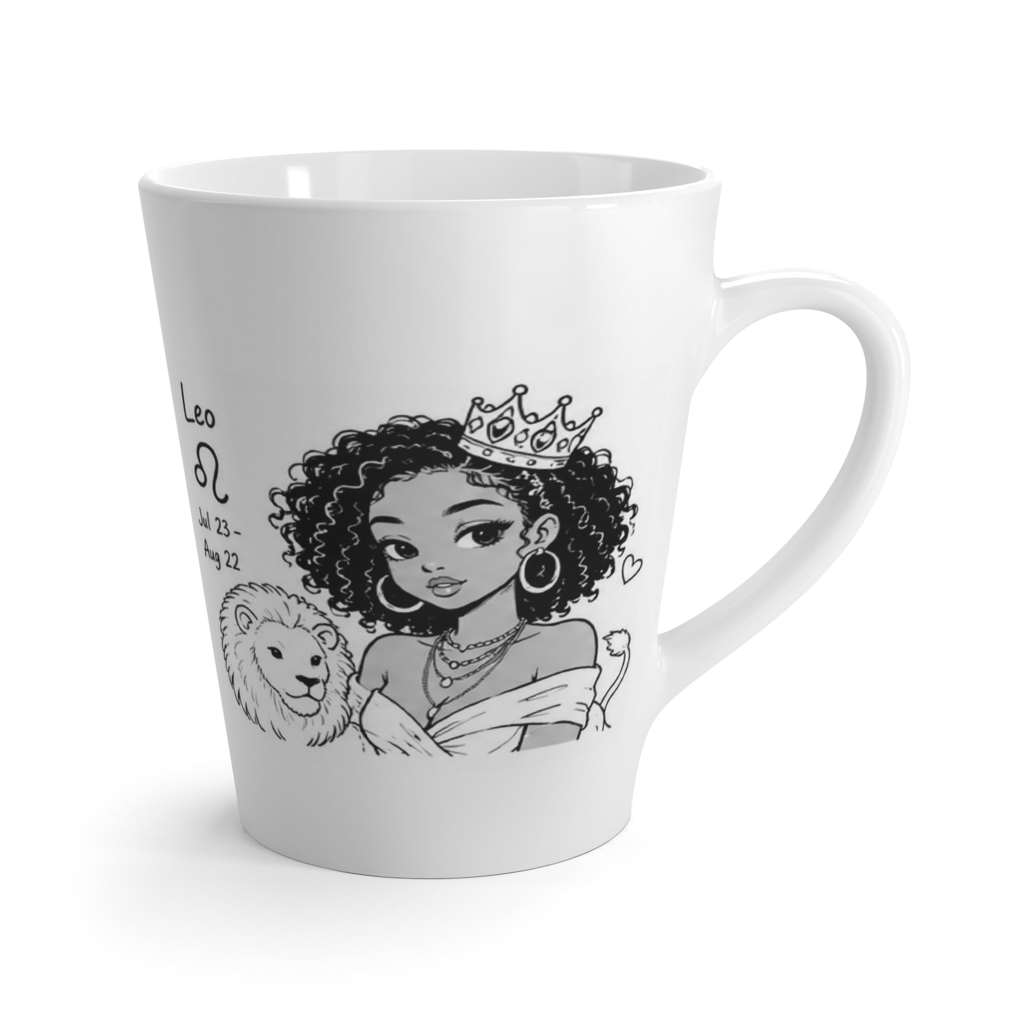 Leo Zodiac Latte Mug