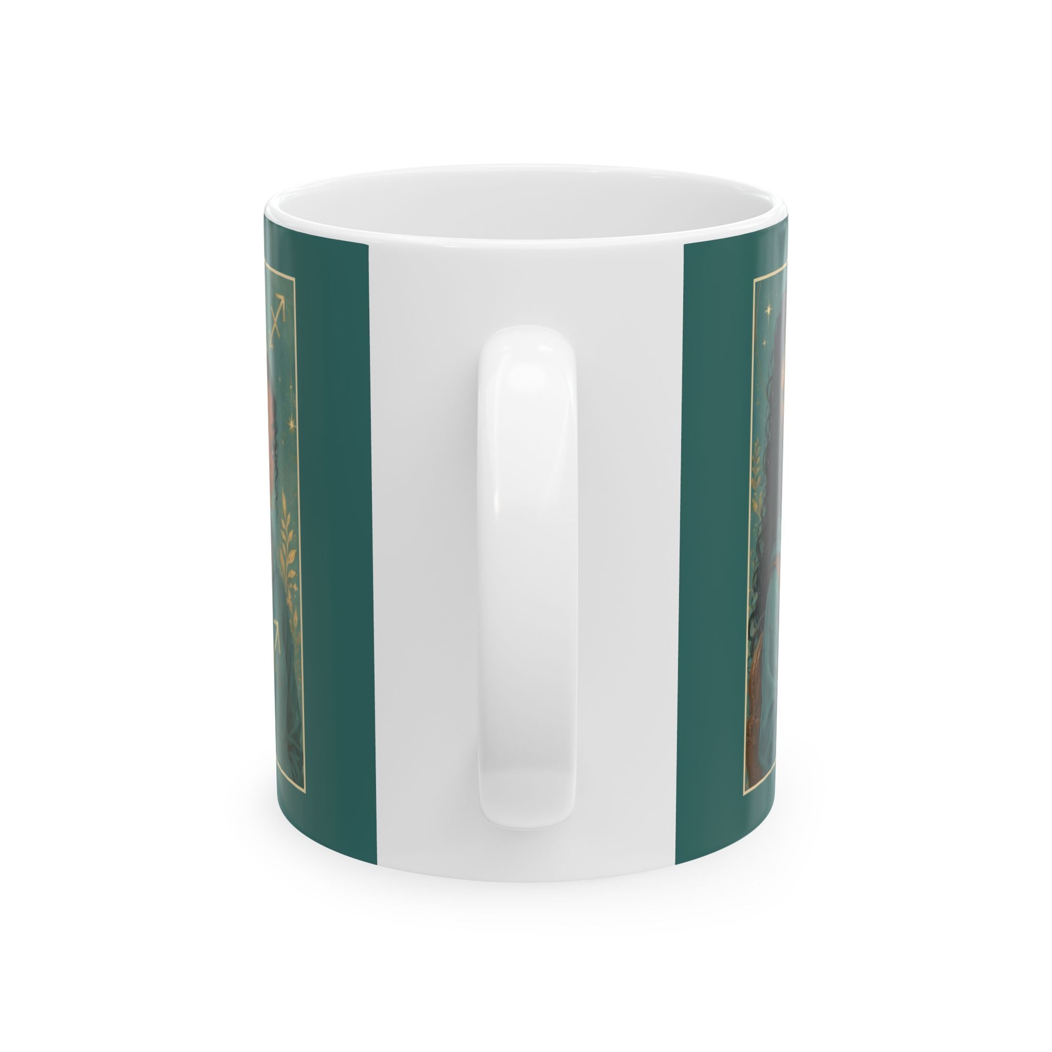 Sagittarius Zodiac Sign Ceramic Mug — Coffee Mug (11oz)