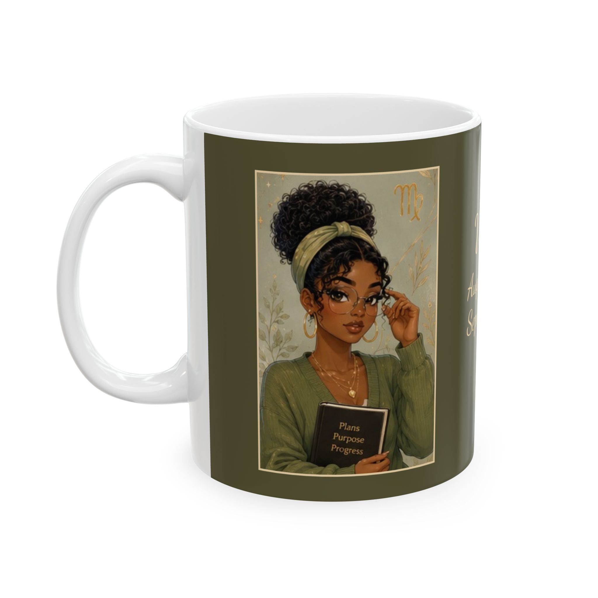 Virgo Zodiac Sign Ceramic Mug — Coffee Mug (11oz)