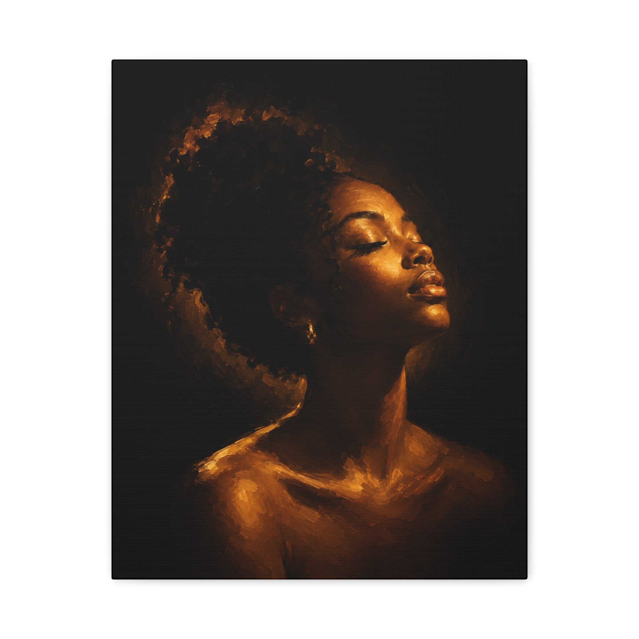Radiant Reflection — Matte Stretched Wall Art