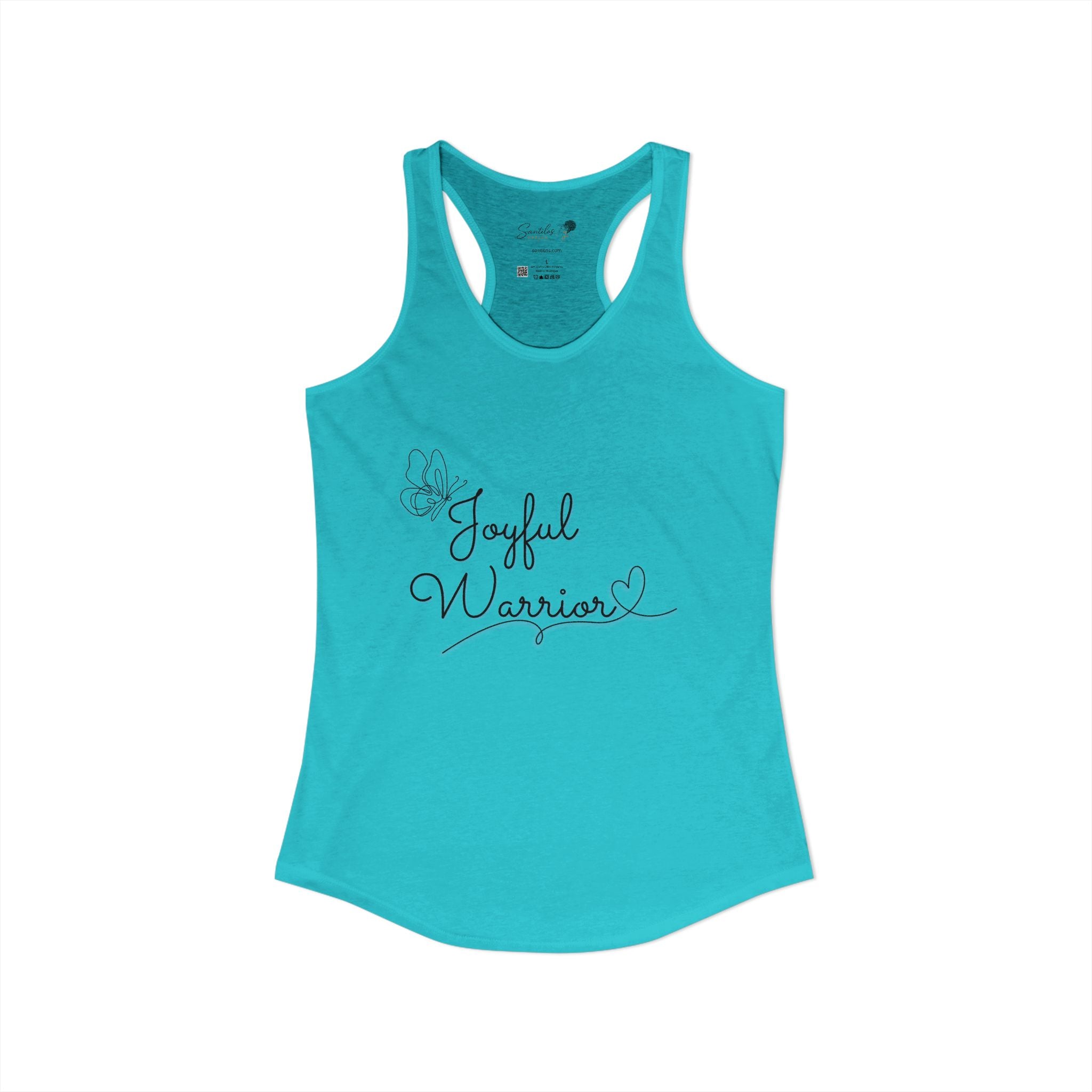 "Joyful Warrior" Women's Ideal Racerback Tank
