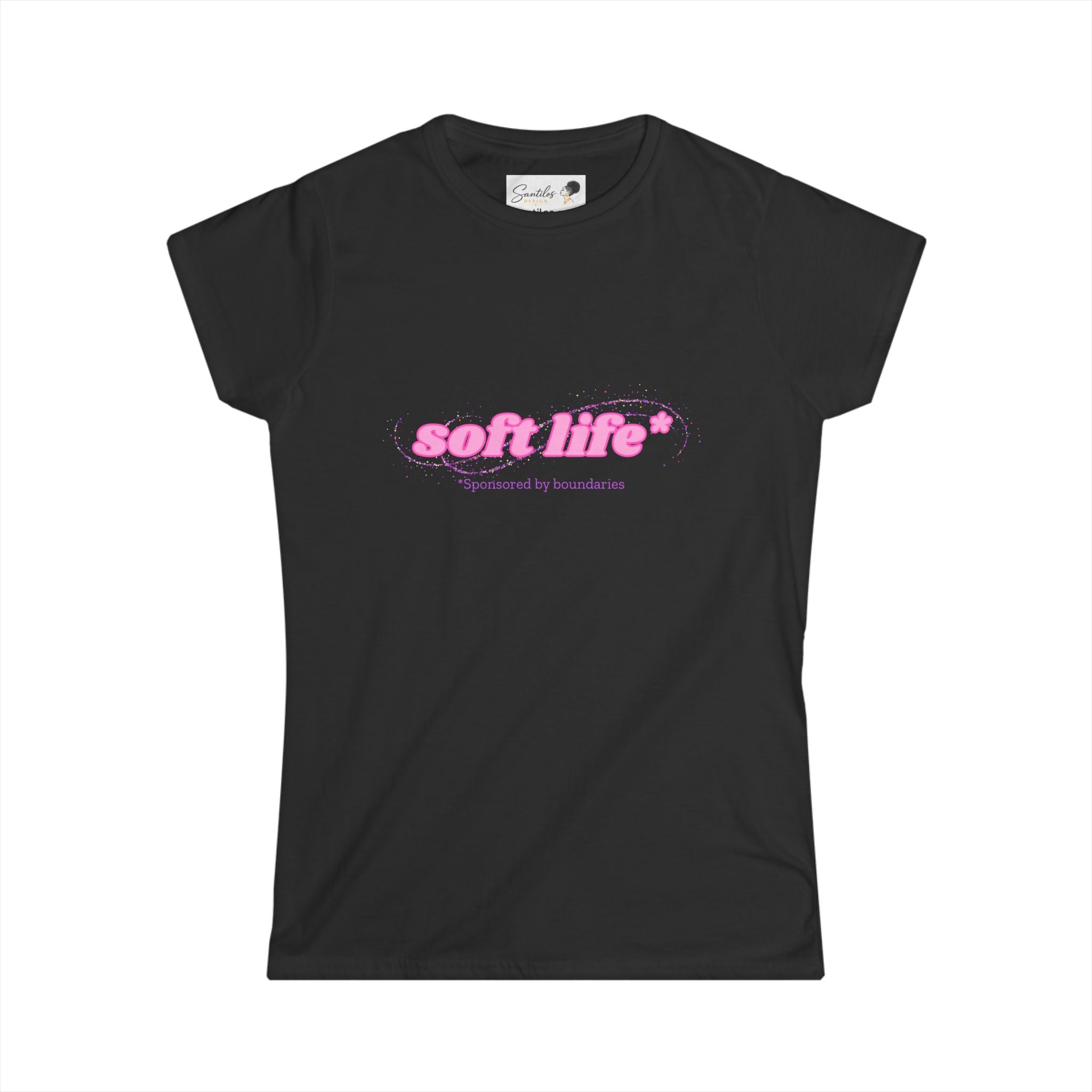 Soft Life Sponsored by Boundaries - Women's Round Neck Tee