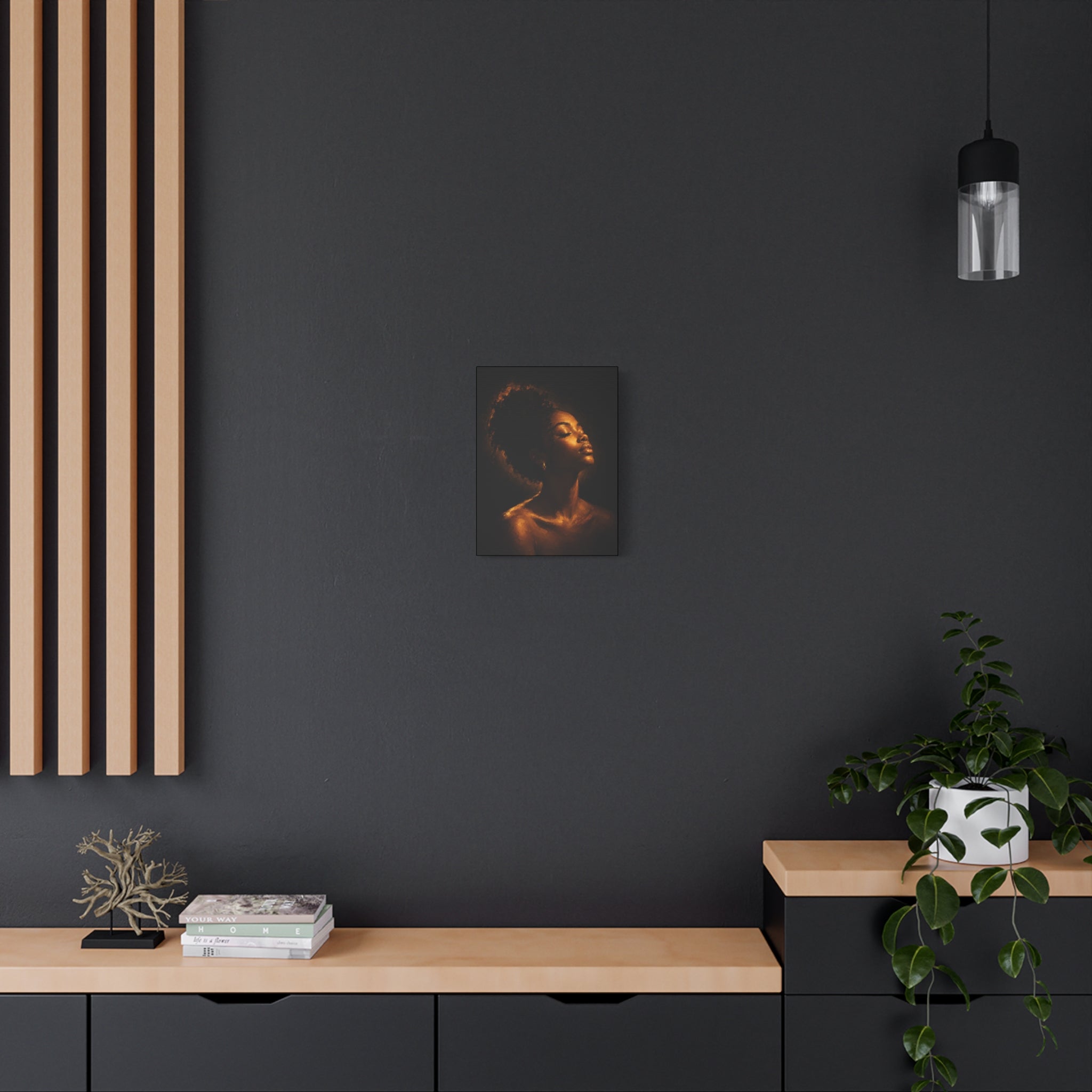 Radiant Reflection — Matte Stretched Wall Art