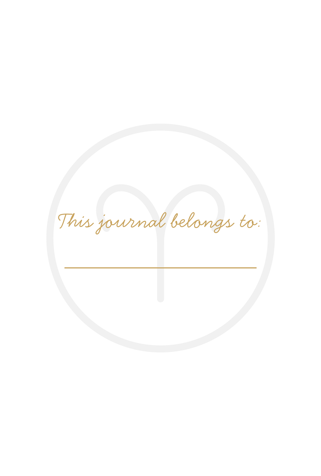 Aries Spiral Notebook (6in x 9in)