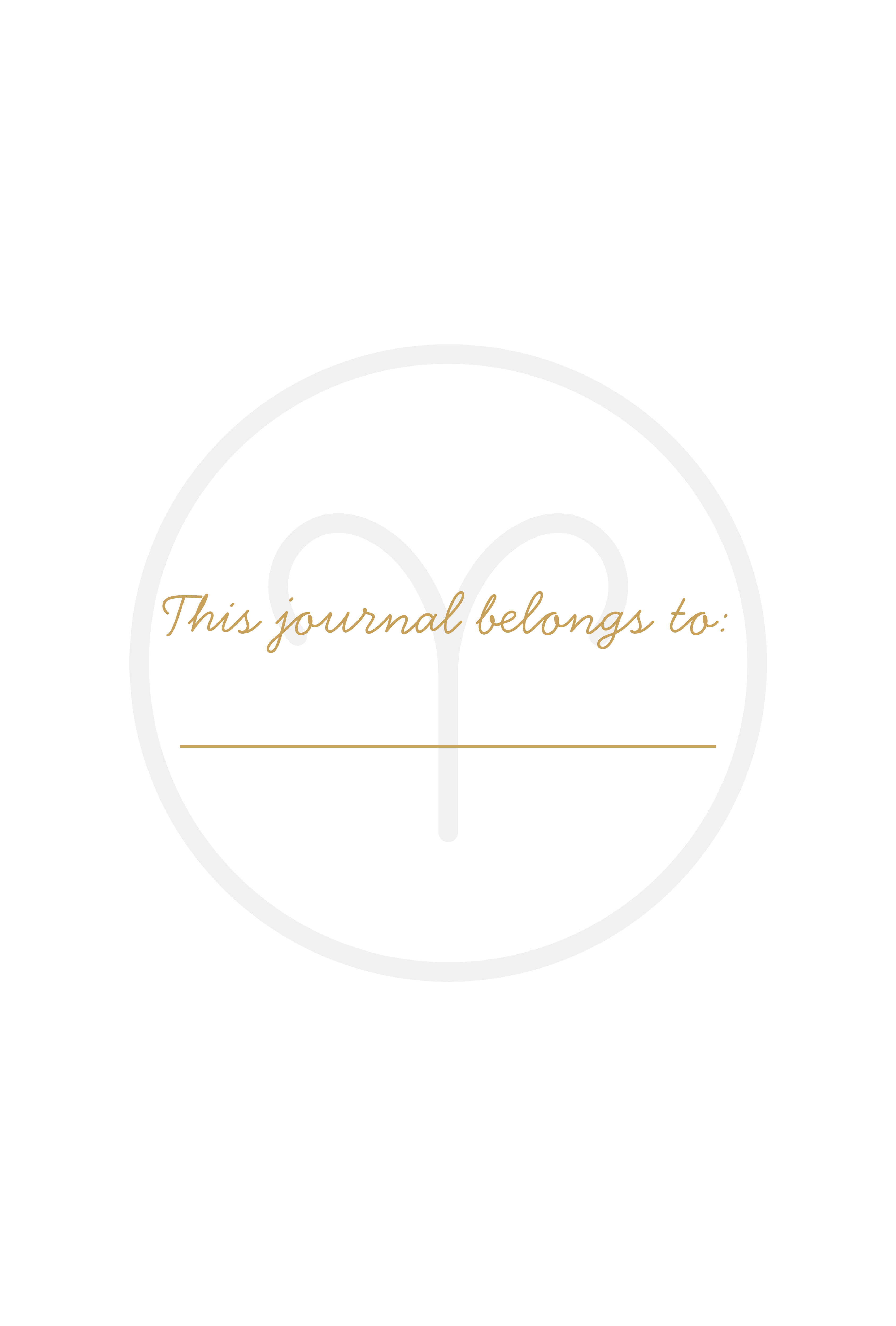 Aries Spiral Notebook (6in x 9in)