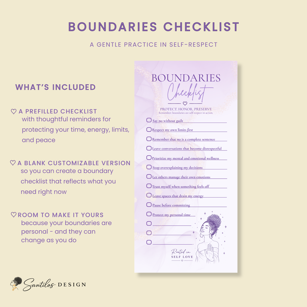Boundaries Checklist