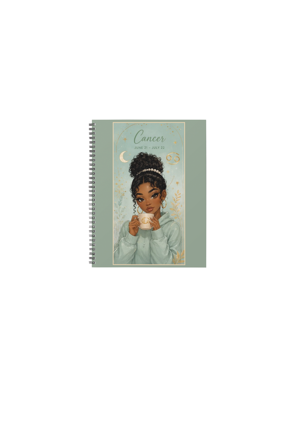 Cancer Spiral Notebook (6in x 9in)
