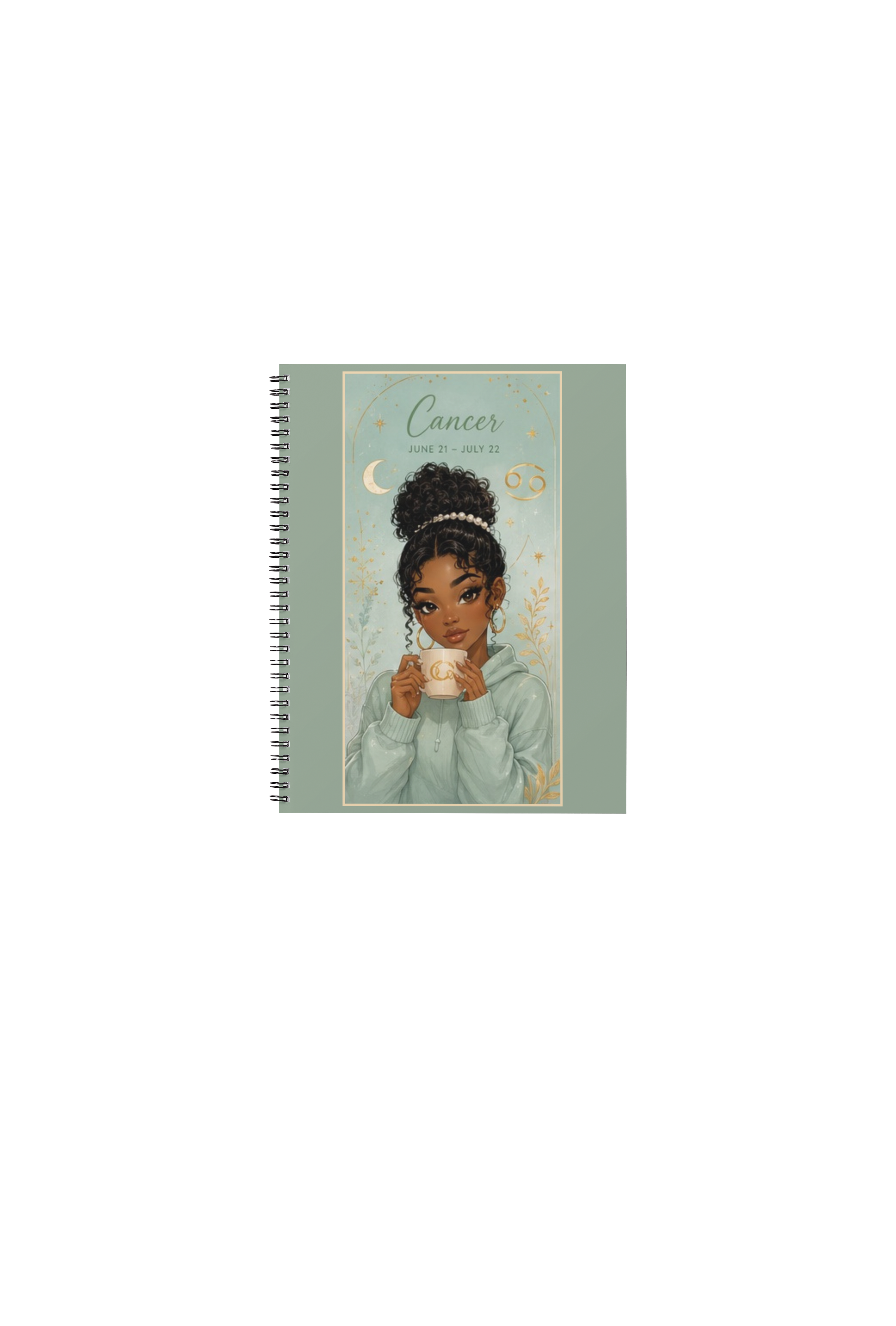 Cancer Spiral Notebook (6in x 9in)