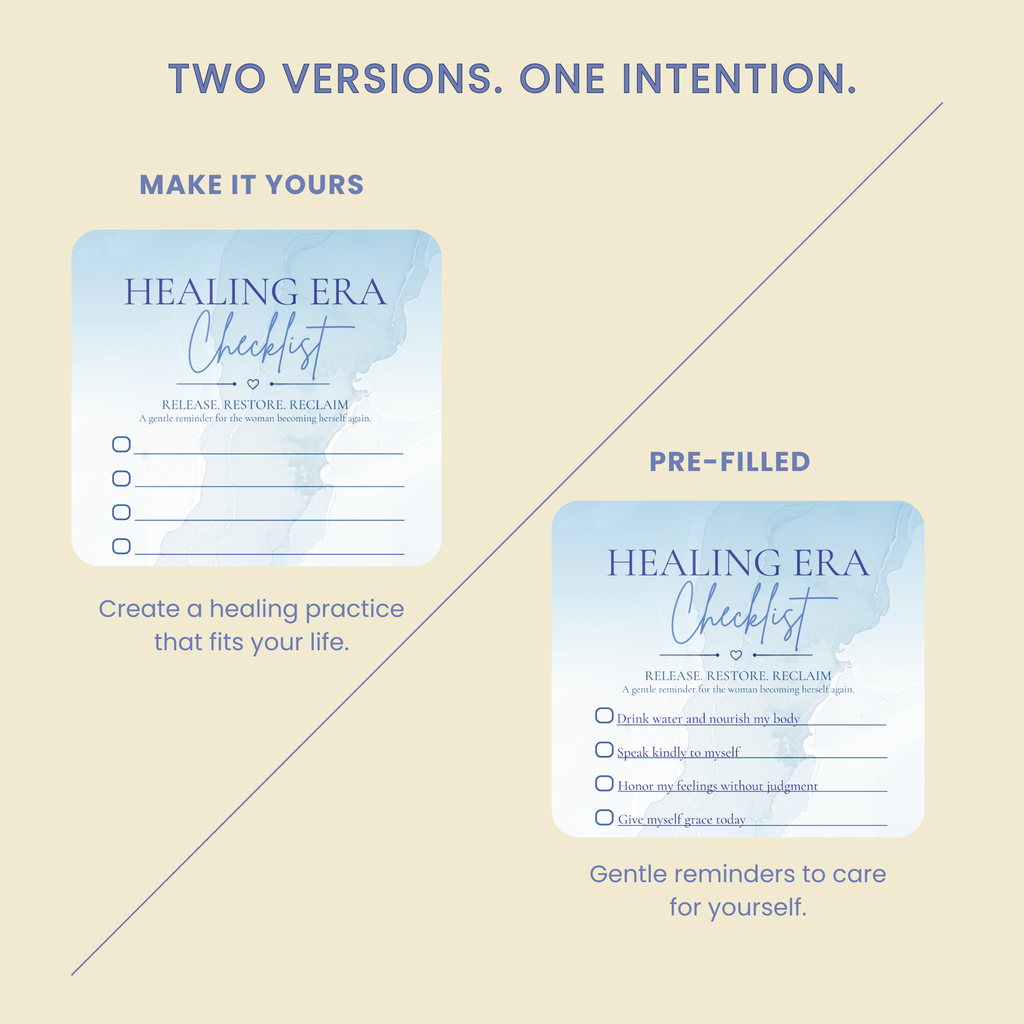 Healing Era Checklist
