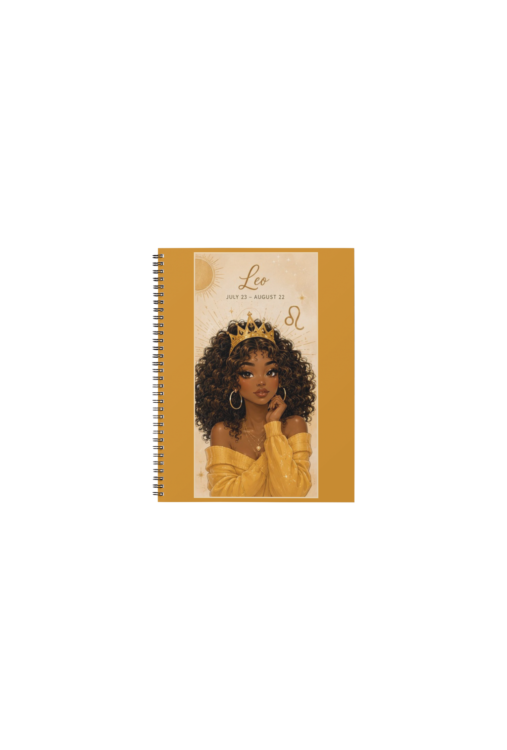 Leo Spiral Notebook (6in x 9in)