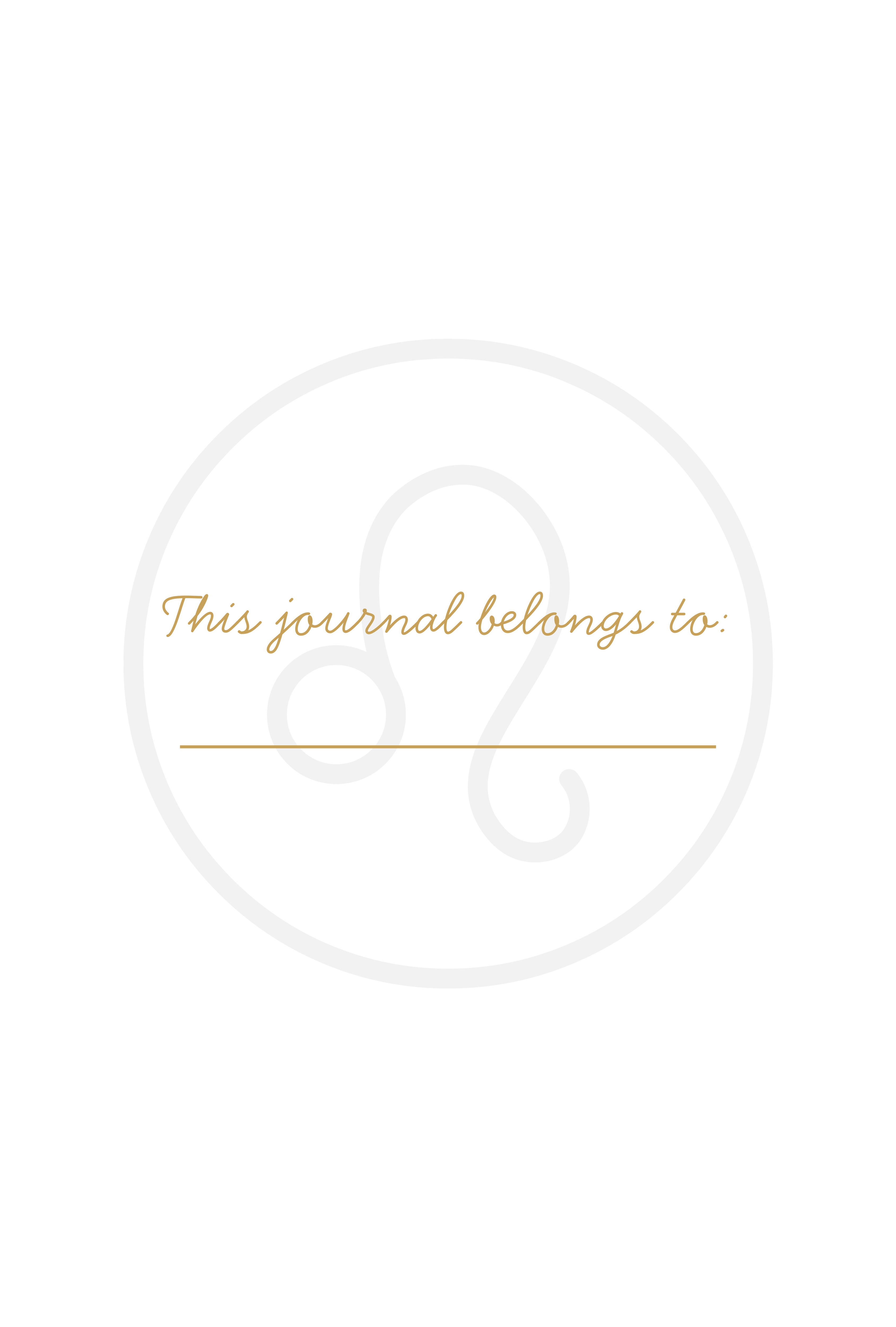 Leo Spiral Notebook (6in x 9in)