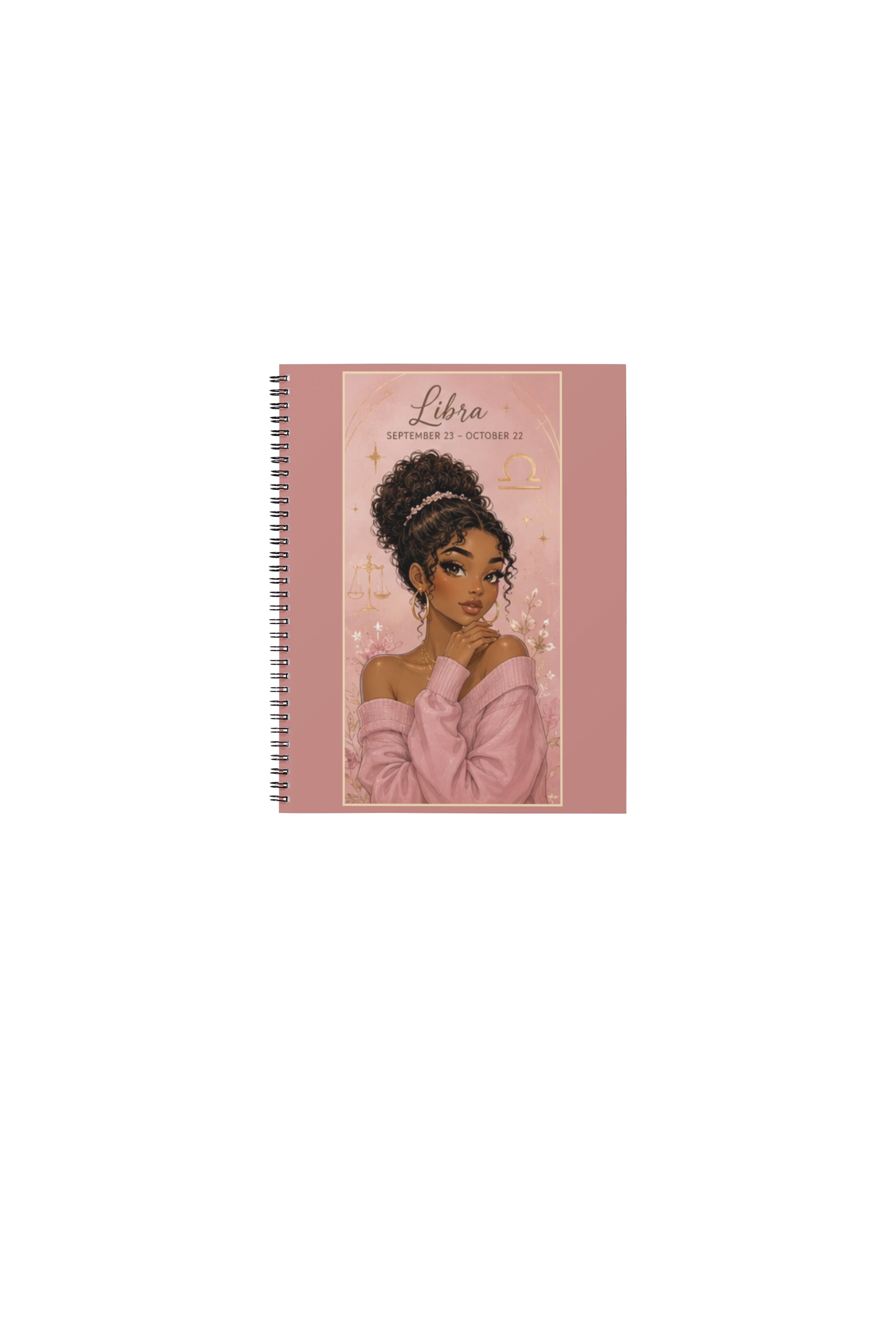 Libra Spiral Notebook (6in x 9in)