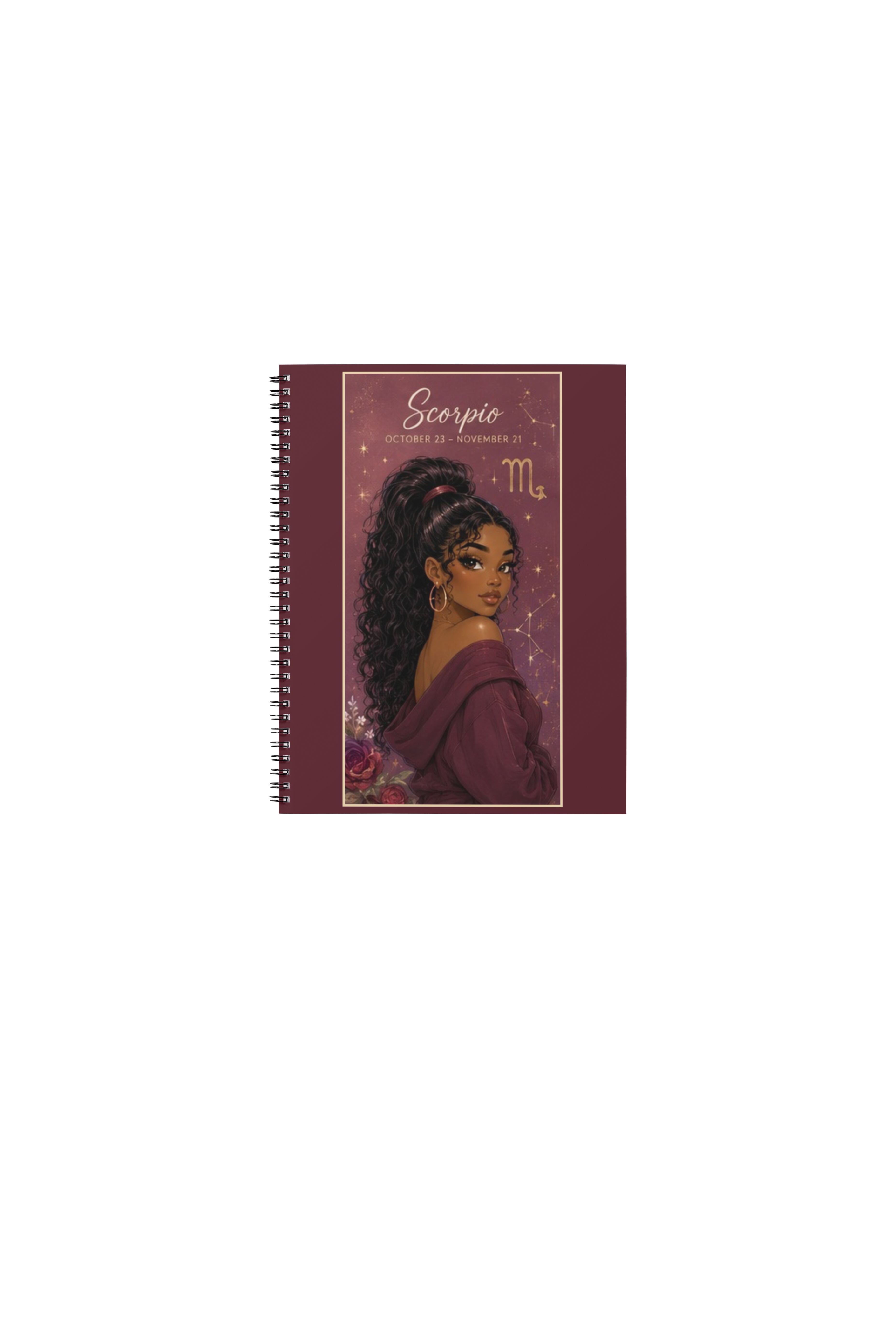Scorpio Spiral Notebook (6in x 9in)